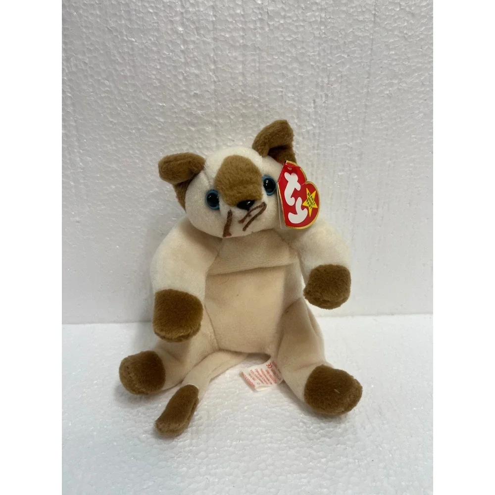 TY Beanie Baby Snip the Cat‎ with Tag PVC Pellets